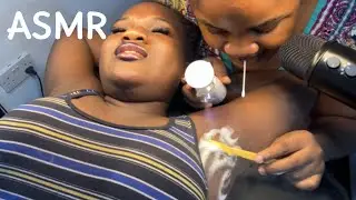ASMR✨Armpit Clenaing & Tickling Massage, Belly Button Cleaning & Tickling Massage, Soft Whsipers
