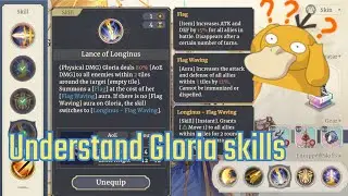 Explaining Gloria's complicated skills Sword of Convallaria