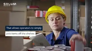 Etichete electronice SOLUM pentru depozite - selectare articole prin semnalizare vizuala