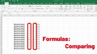 How to use formulas to compare cell A and cell B in Excel.