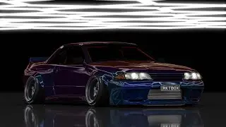 [Blender] Nissan R32 GTR Widebody Render Project *Midnight Purple*