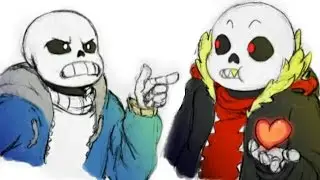 Sans vs Fell Sans [Comic Dub Undertale Fr]