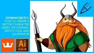 DYNAMICSKETCH | How to Create a Vector Character Using the DynamicSketch Tool and Illustrator