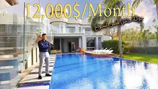 من افخم القصور في الشيخ زايد - بتتصور فيه المسلسلات |luxurious mansion tour in Egypt