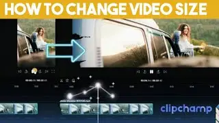 How to change video size | Aspect Ratio | Stretch Video | Clipchamp