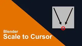 Blender 3d Quickie - Scale to 3D Cursor