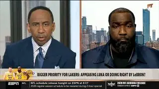 FIRST TAKE | Bigger priority for Lakers: Appeasing Luka or doing right by LeBron?- Perk & Stephen A.