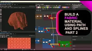 How to create a Patterned Cloth material using Spline and Path in Substance Designer