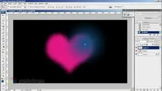 Creation of a Glowing Heart In Photoshop