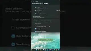Windows Bar Alignment