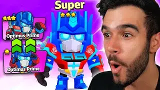 UPEI O OPTIMUS PRIME PRO SUPER E ELE QUEBROU O SQUAD BUSTERS!!