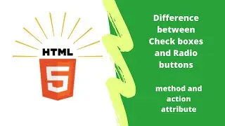 Lesson 07-3 | HTML5 action and method GET/POST attribute,Check boxes and Radio buttons in Urdu/Hindi