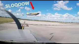 Flying around the Goodyear Blimp on a very short flight