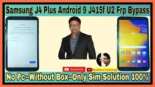 Samsung J4 Plus Android 9 J415f U2 Frp Bypass ll Samsung J4+ Frp Unlock ll Samsung J4Plus Frp Bypass