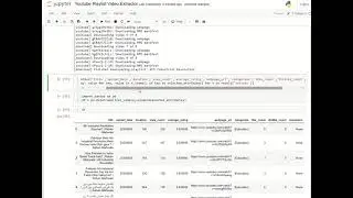 Python to Extract Video Data and Stats from Youtube Playlist (Urdu/Hindi)