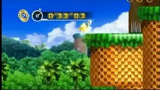 Sonic the Hedgehog 4: Episode I (Wii) Splash Hill Zone: Act 1 (Time Attack) Super Sonic [720p]