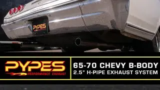 1965-70 Chevy B-Body H-pipe Exhaust System (Impala) #SGB45