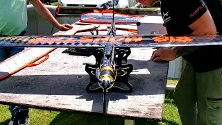 HJK BIG MONSTER !!! INCREDIBLE RC SPEED OVER 400 KMH (250 MPH) / FLIGHT DEMO / HJK TEAMPILOT RENE !!