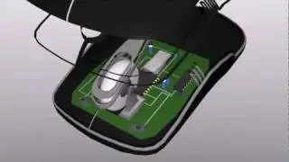 Animação 3D - Mouse Wireless - Blender
