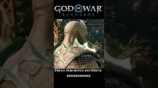 HAJA PACIÊNCIA PARA A FREYA!! KKKKKK - GOD OF WAR RAGNAROK #godofwarragnarok #kratos #shorts #gow