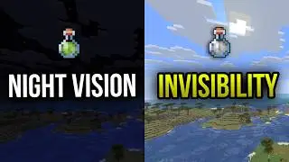 How To Make Night Vision Potion and Invisibility Potion In Minecraft 1.4
