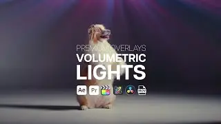 Premium Overlays Volumetric Lights (After Effects - Premiere Pro Mogrts - 4K MOV)