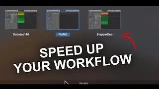 How I use TEMPLATES to Speed up my Work-Flow (Music Production in Logic Pro)