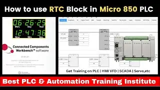 How to do PLC program in Micro850 for  Real Time Clock (RTC)
