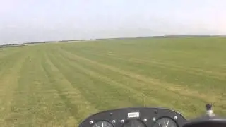 Off-field gyro landing
