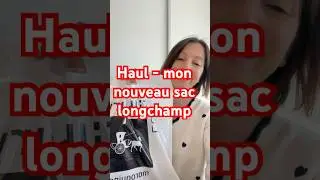 Unboxing de mon nouveau sac longchamp 🤩👜