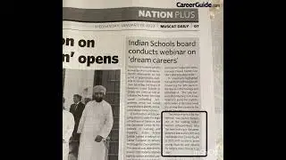 CareerGuide.com featured in Muscat Daily | careerguide.com