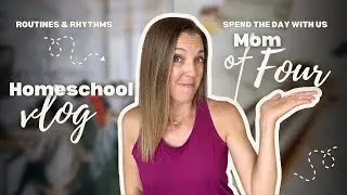 OUR HOMESCHOOL ROUTINE || HOMESCHOOL MOM DAY IN THE LIFE | Kindergarten, 6th Grade, 7th Grade ✏️🏠