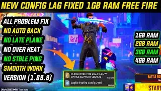 FREE FIRE LAG FIX 1GB RAM ||FREE FIRE LAG FIX HTML CODE & CONFIG FILE || FREE FIRE LAG FIX  1.69.8