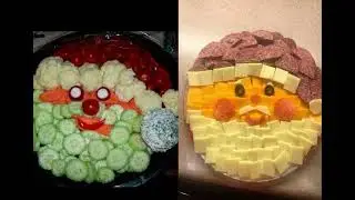 Украшение и сервировка блюд на Новый год