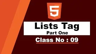 Lists in HTML Part One | HTML Course in Urdu/Hindi | Course Online