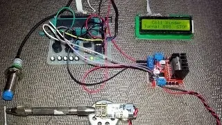 AT89S51 Automatic Coil Winding Machine Prototype