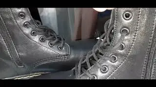 Врезка молний на женские ботинки