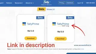 How to download and Install Tally Prime 3.0(beta) for Free || Tally prime 3.0 free download