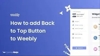 How to add a Back to Top Button to Weebly