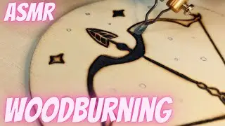ASMR SAGITTARIUS ♐ WOODBURNING 🏹 ZODIAC scratching