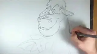 Drawing Elliot From Petes Dragon 1977