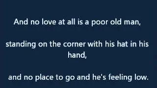 BJ thomas   No Love At All Lyrics