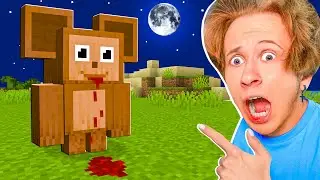 Нашел УЖАСНОГО ЧЕБУРАШКУ в МАЙНКРАФТ 😱