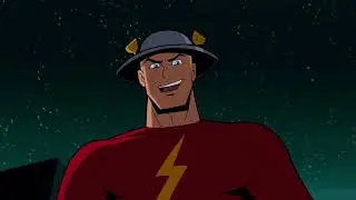 Batman meets many Flash (Batman The Brave and The Bold)