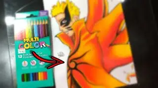 Surpreendente!! Desenhando Naruto na Nova transformação modo bárion ( Drawing Naruto modo bárion )