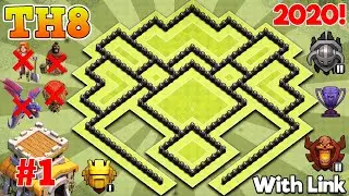 UNDEFEATED Th8 Trophy Base 2020 With Copy Link | Town Hall 8 Trophy Base 2020!
