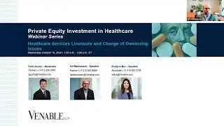 Healthcare Services Licensure and Change of Ownership Issues