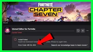 How to FIX Fortnite Error MD-DL-403 | Fortnite Install Failed Error MD-DL-403 (2026)