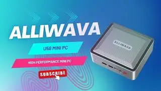 ALLIWAVA Mini PC AMD Ryzen 7 5800U 8 Cores 32GB DDR4 512GB NVME SSD Mini Desktop Computers