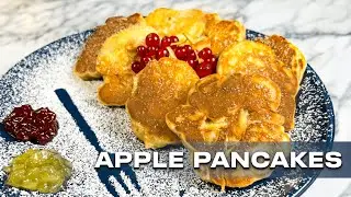 Only A Few Ingredients! The Best Apple Pancakes / No Oil, No Sugar, No Eggs